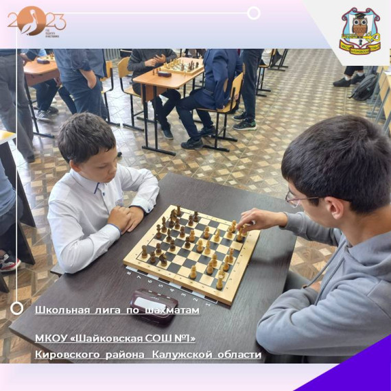 Школьная спортивная лига по шахматам.